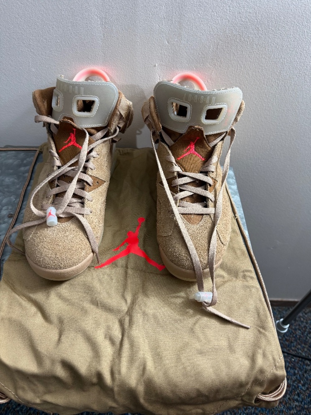 Travis Scott British Khaki Jordan 6 Retro
